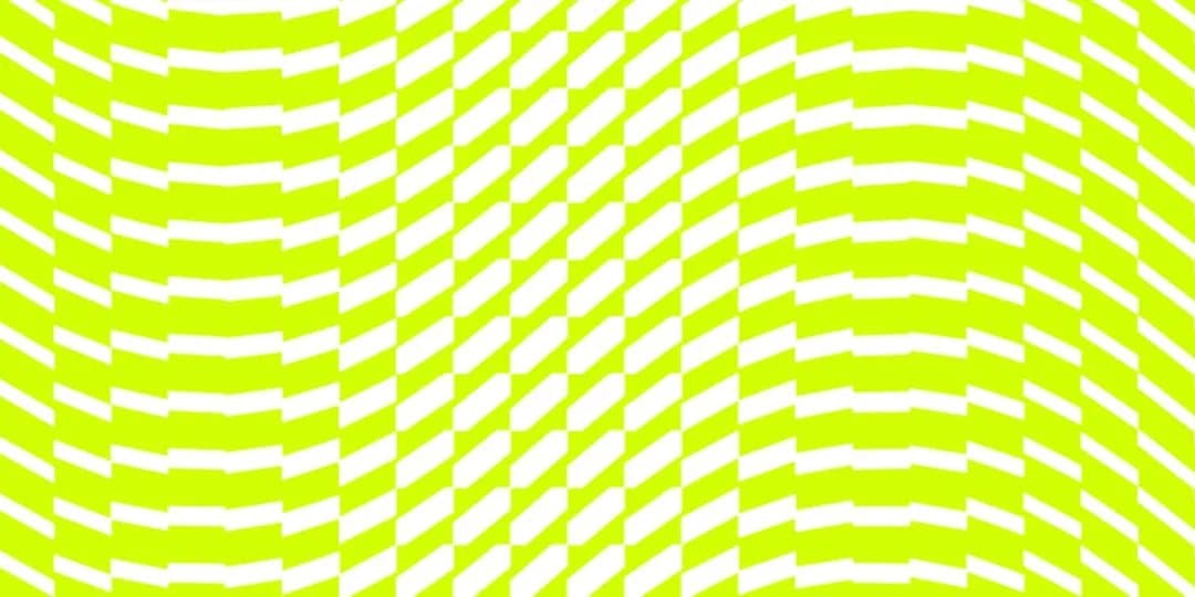 Lime + white pattern colorway